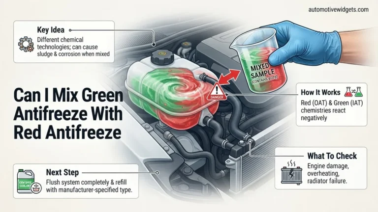 Can I Mix Green Antifreeze With Red Antifreeze Can I 2026