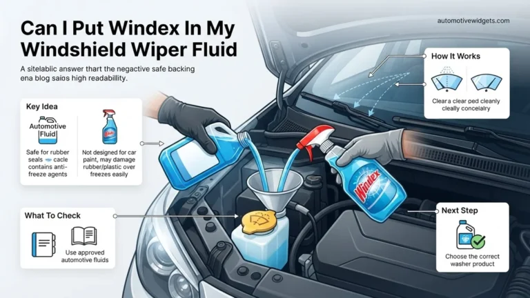 Can I Put Windex In My Windshield Wiper Fluid Can I 2027