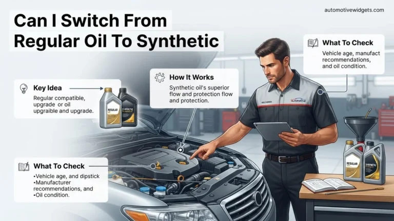 Can I Switch From Regular Oil To Synthetic Oil Can I 2026