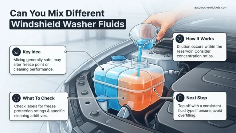 Can You Mix Different Windshield Washer Fluids Mixing 2026