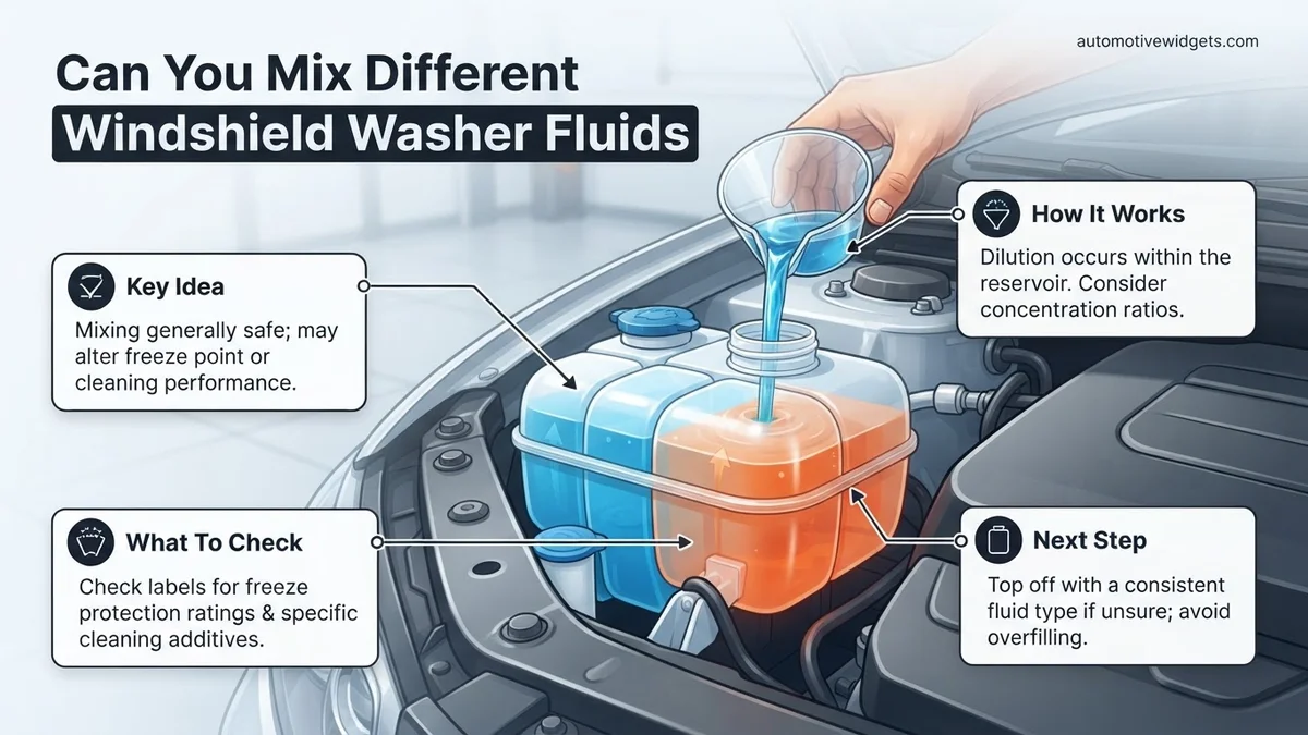 Can You Mix Different Windshield Washer Fluids Can You Mix Different Windshield Washer Fluids expert guide showing the main topic and key context