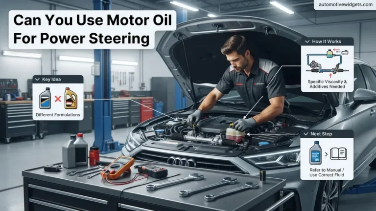 Can You Use Motor Oil for Power Steering Fluid? 2027