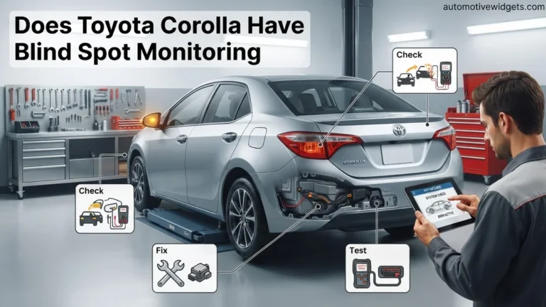 Does Toyota Corolla Have Blind Spot Monitoring? Expert 2026