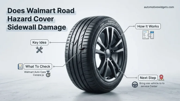 Does Walmart Road Hazard Cover Sidewall Damage? Expert 2027