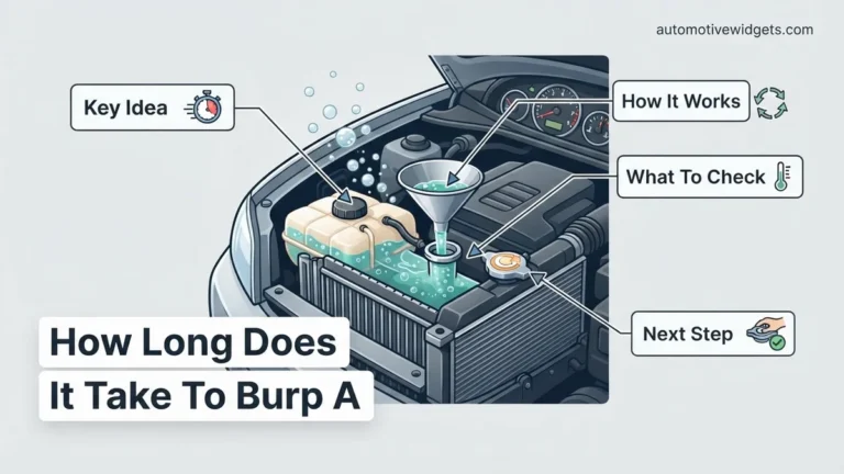 How Long Does It Take To Burp a Coolant System? Real 2026
