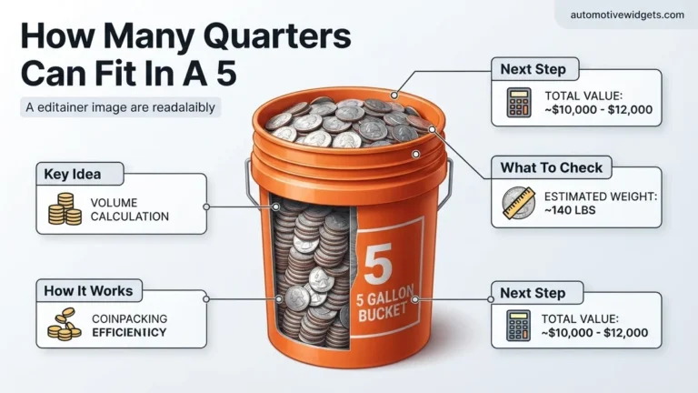 How Many Quarters Can Fit In A 5 Gallon Bucket How 2026