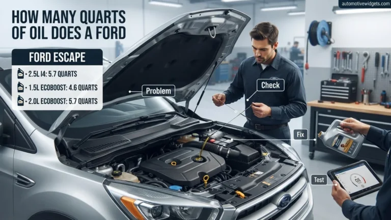 How Many Quarts Of Oil Does A Ford Escape Take Ford 2027
