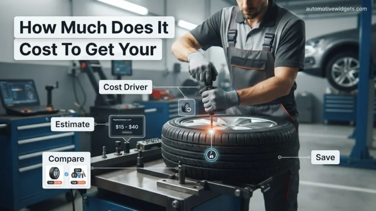 How Much Does It Cost To Get Your Tire Plugged Real 2027