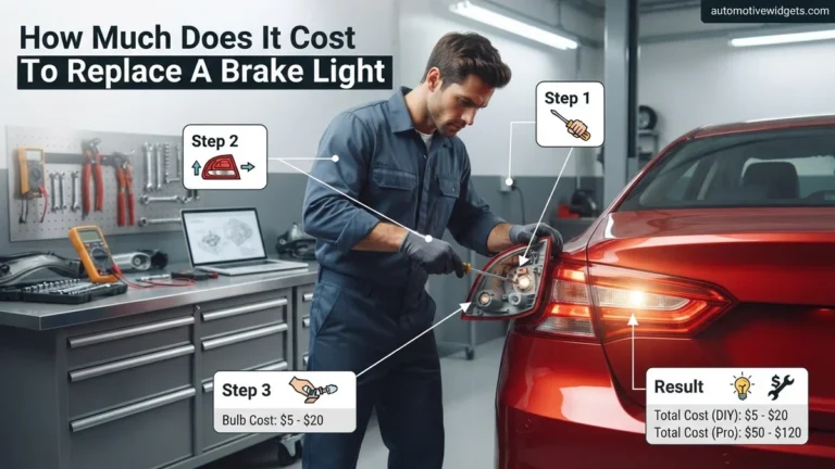 How Much Does It Cost To Replace A Brake Light Fix 2027