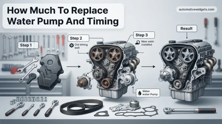 How Much To Replace Water Pump And Timing Belt How 2026