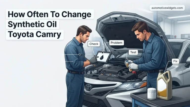 How Often To Change Synthetic Oil Toyota Camry Expert 2026