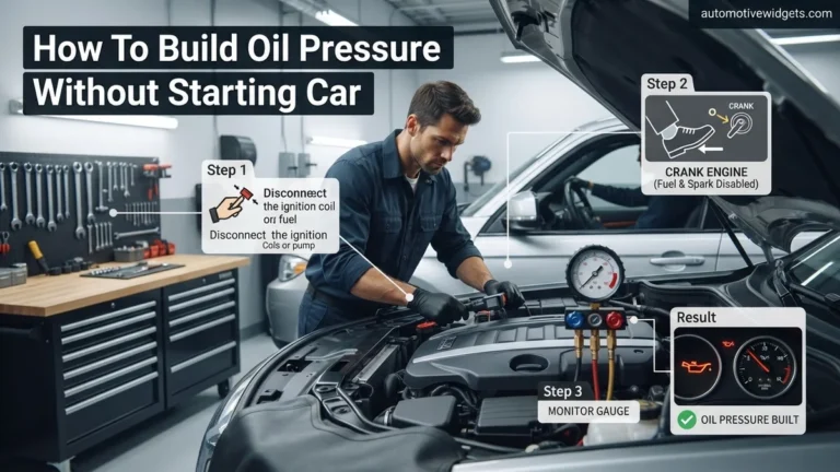 How to Build Oil Pressure Without Starting Car 2027
