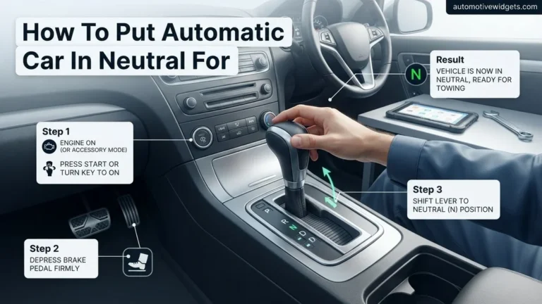 How To Put Automatic Car In Neutral For Towing Expert 2026