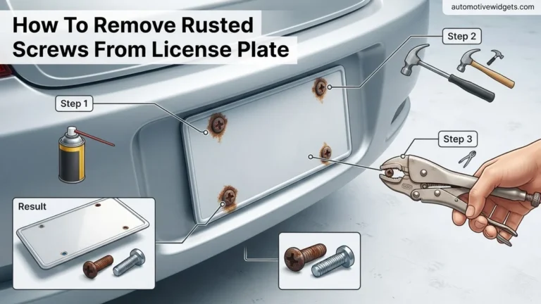 How To Remove Rusted Screws From License Plate How to 2027
