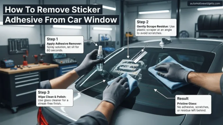 How to Remove Sticker Adhesive from Car Window 2027
