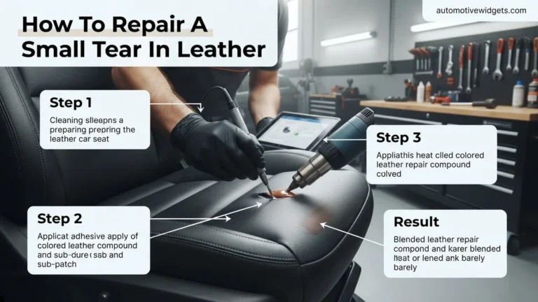 How To Repair A Small Tear In Leather Car Seat How to 2027