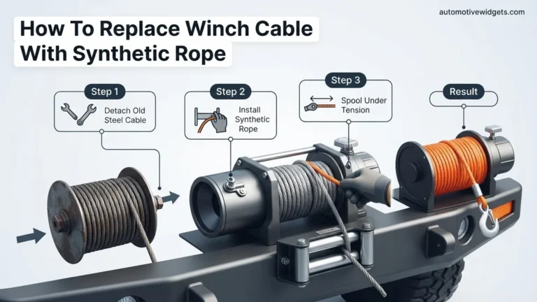 How to Replace Winch Cable with Synthetic Rope Expert 2026