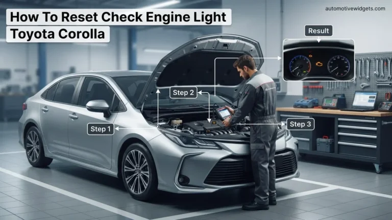 How to Reset Check Engine Light Toyota Corolla 2026