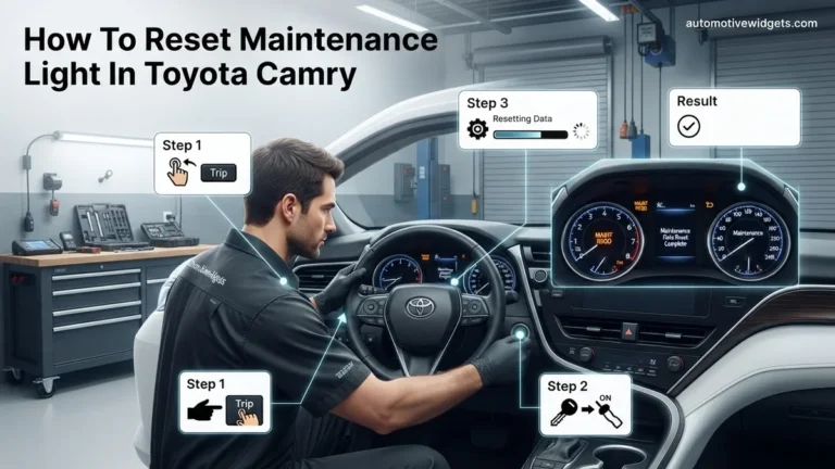 How To Reset Maintenance Light In Toyota Camry How to 2026