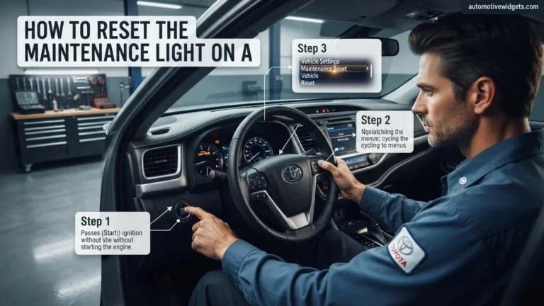 How To Reset The Maintenance Light On A Toyota How to 2026