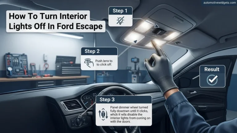 How To Turn Interior Lights Off In Ford Escape How to 2026