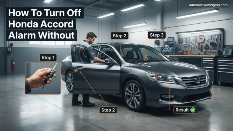 How to Turn Off Honda Accord Alarm Without Key 2027