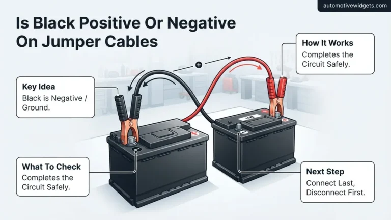 Is Black Positive Or Negative On Jumper Cables Expert 2027