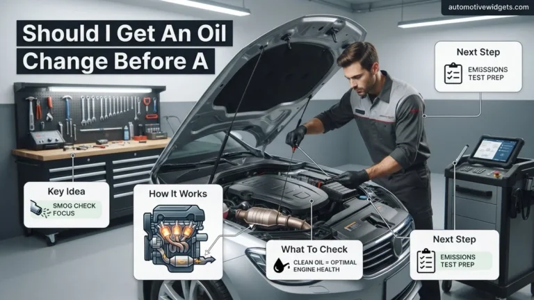 Should I Get an Oil Change Before a Smog Check ? 2027