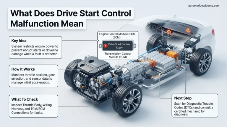 What Does Drive Start Control Malfunction Mean Drive 2026