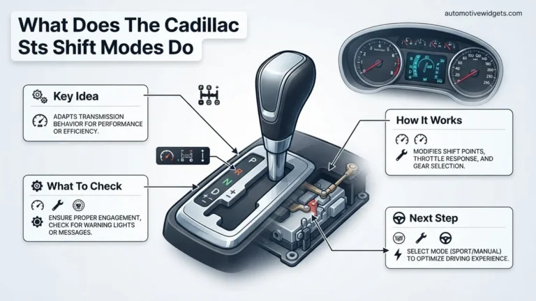What Does The Cadillac Sts Shift Modes Do What Does 2027