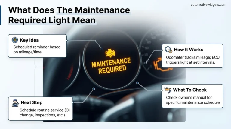 What Does The Maintenance Required Light Mean? 2027