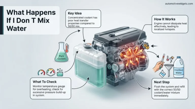 What Happens If I Don T Mix Water With Coolant What 2027