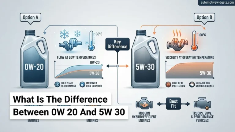 What Is The Difference Between 0W 20 And 5W 30 0W-20 2026