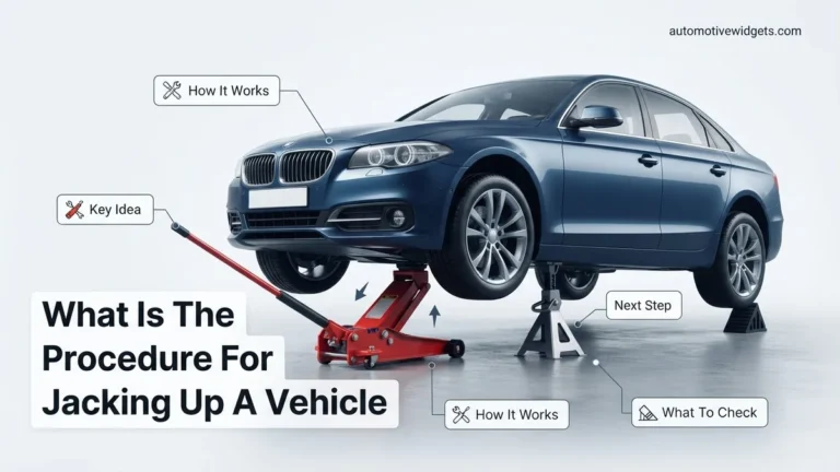 What Is The Procedure For Jacking Up A Vehicle Real 2026