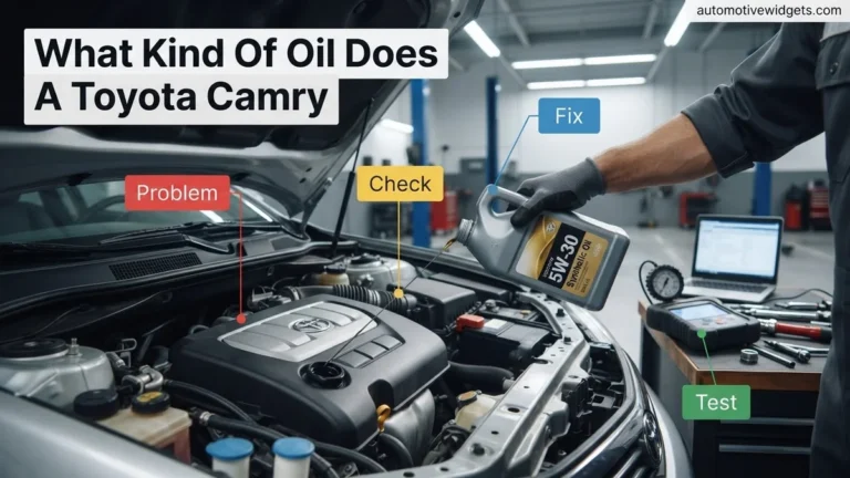 What Kind Of Oil Does A Toyota Camry Take 2002 Toyota 2026