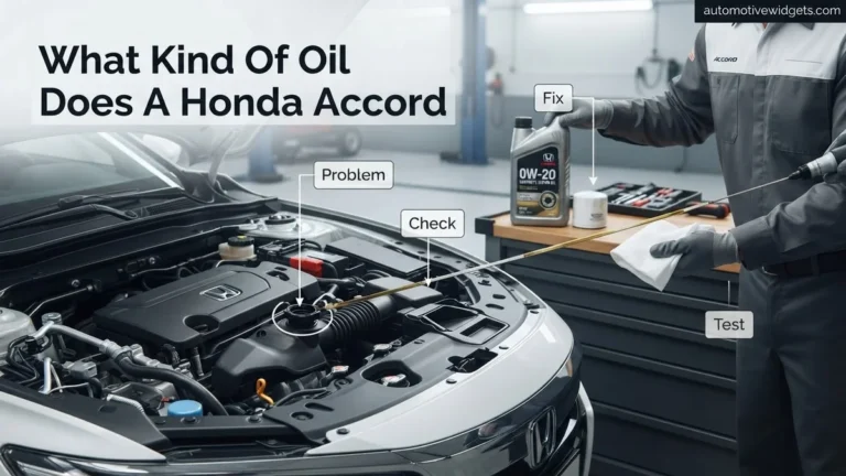 What Kind Of Oil Does A Honda Accord Take What Oil For 2027