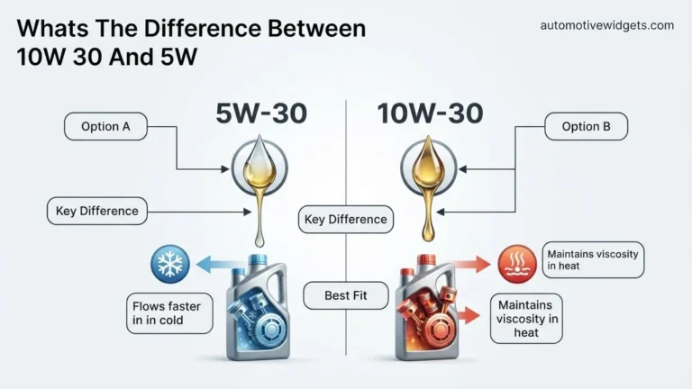 What’S The Difference Between 10W 30 And 5W 30 5W-30 2026