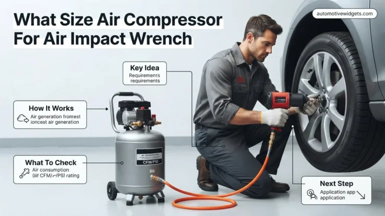 What Size Air Compressor For Air Impact Wrench What 2027