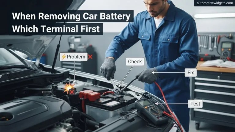 When Removing Car Battery Which Terminal First Expert 2026