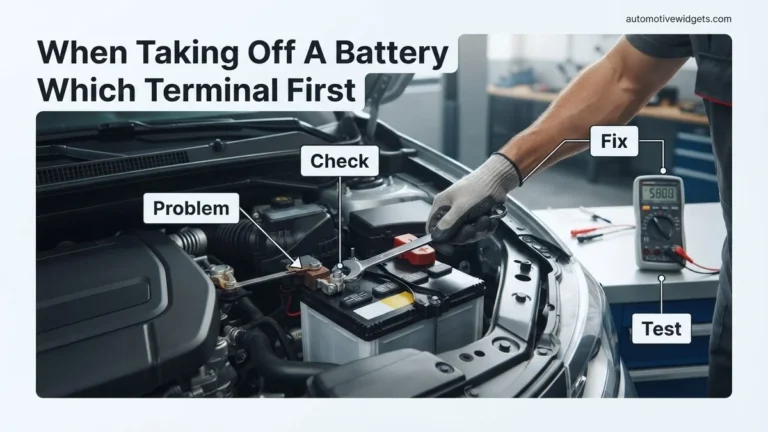 When Taking Off A Battery Which Terminal First When 2026