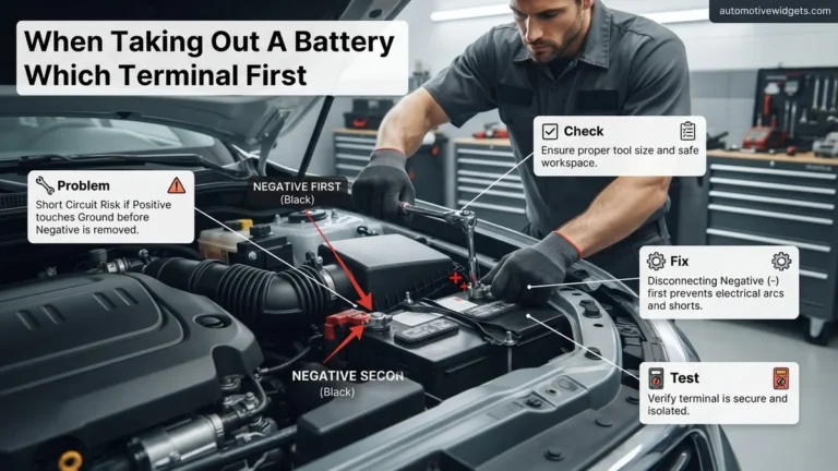 When Taking Out A Battery Which Terminal First When 2026