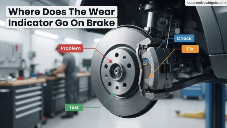 Where Does The Wear Indicator Go On Brake Pads Real 2026
