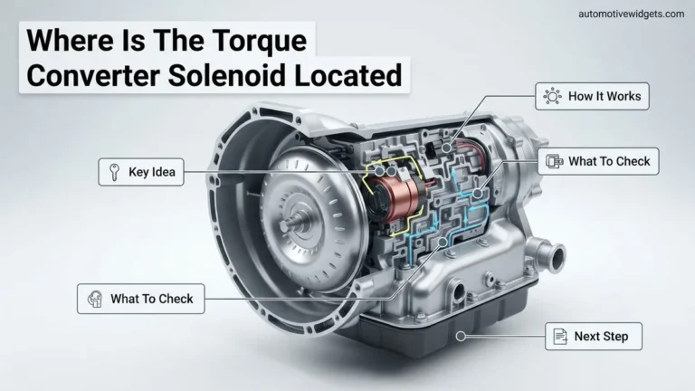 Where is the Torque Converter Solenoid Located? Expert 2027